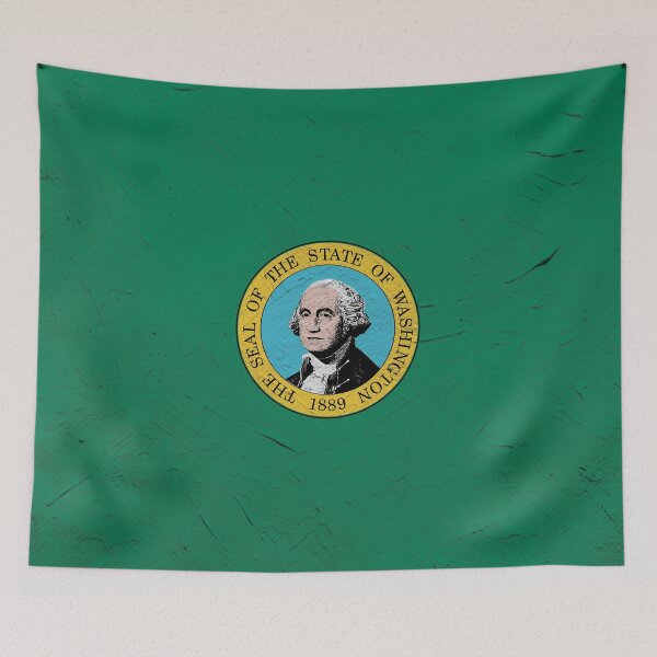 Item preview, Washington Flag Wall designed and sold by TRowanDesign.