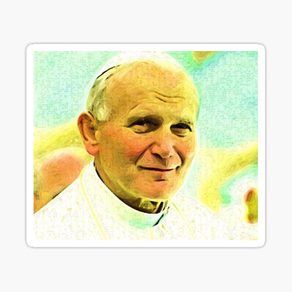 Pope JP II Beatification...now Saint John Paul II....and now Saint John Paul the Great Sticker
