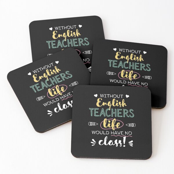 Item preview, Without English Teachers Gift Idea - Funny Quote - No Class designed and sold by betternotes.