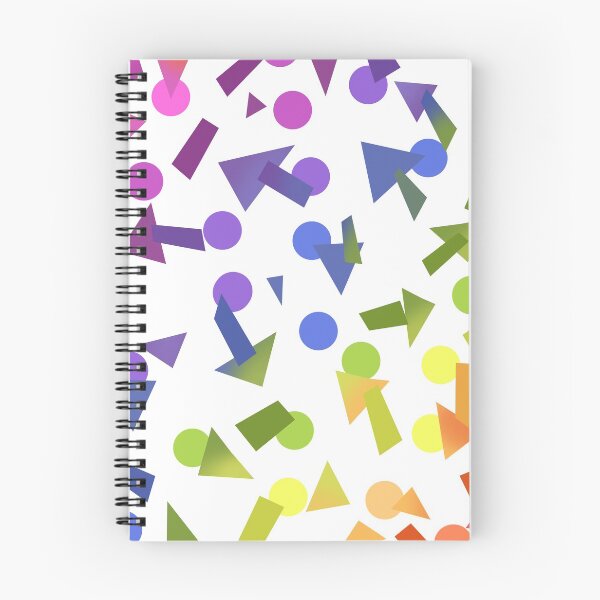 Item preview, Rainbow 90s Shapes Pattern designed and sold by The Art of Teena Sauvola.