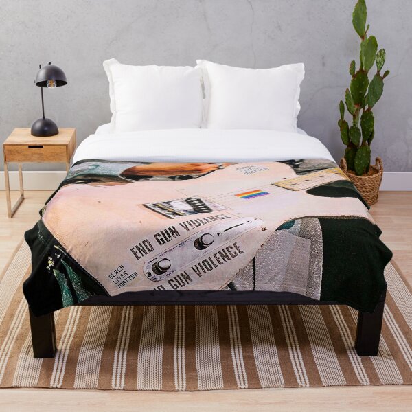 Beautiful Guitar Throw Blanket