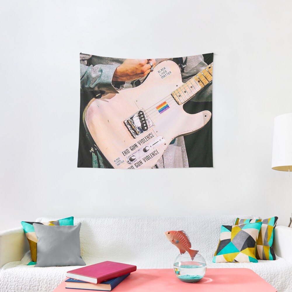 harry styles guitar tapestry