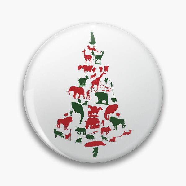 Item preview, Christmas Tree - African Safari Animals Greeting Card designed and sold by sharasaur.