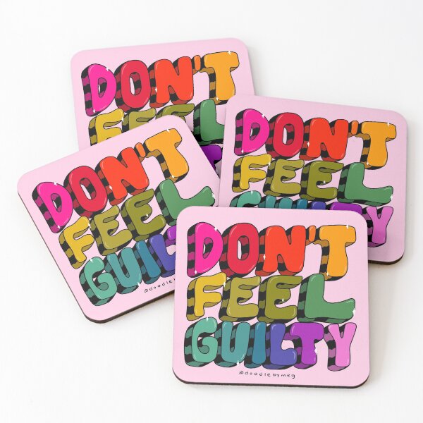 Item preview, Don't Feel Guilty designed and sold by doodlebymeg.
