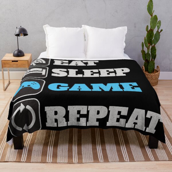 Item preview, Eat Sleep Game Repeat designed and sold by Zerasu.
