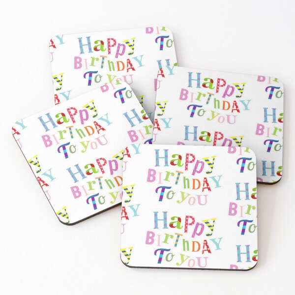 Item preview, Happy Birthday To You, Birthday cake Party Christmas Day Greeting designed and sold by Bashar-Design.
