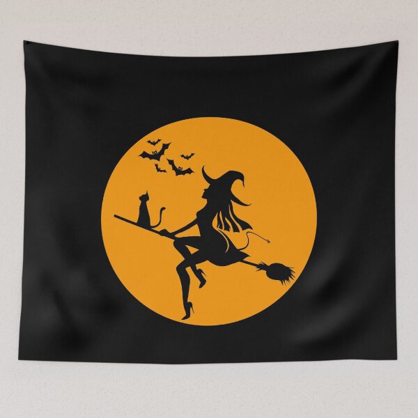 Item preview, funny Halloween Cat Witch gift Womens designed and sold by Nouri King.