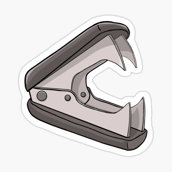 Staple puller Sticker