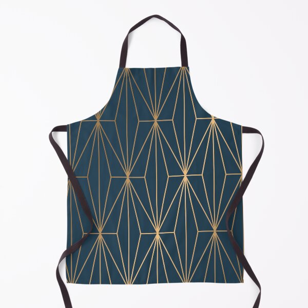 Item preview, Benjamin Moore Hidden Sapphire Geometric Gold Pattern designed and sold by Vic Torys ☆.