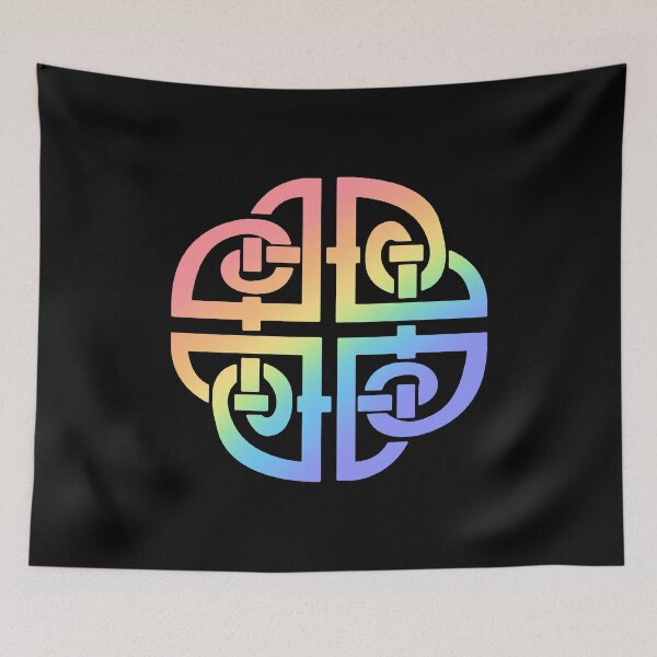 Item preview, Celtic Dara Knot 5 with black background designed and sold by NYXFN.