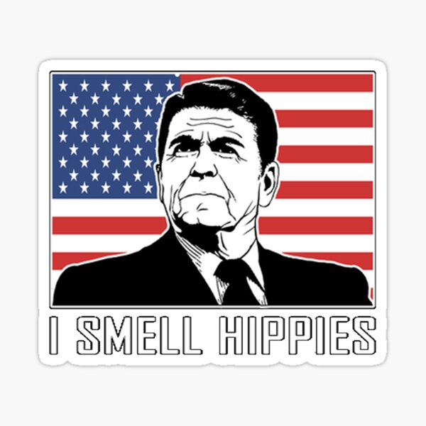 I Smell Hippies Quote I Smell Hippies Stickers | Redbubble