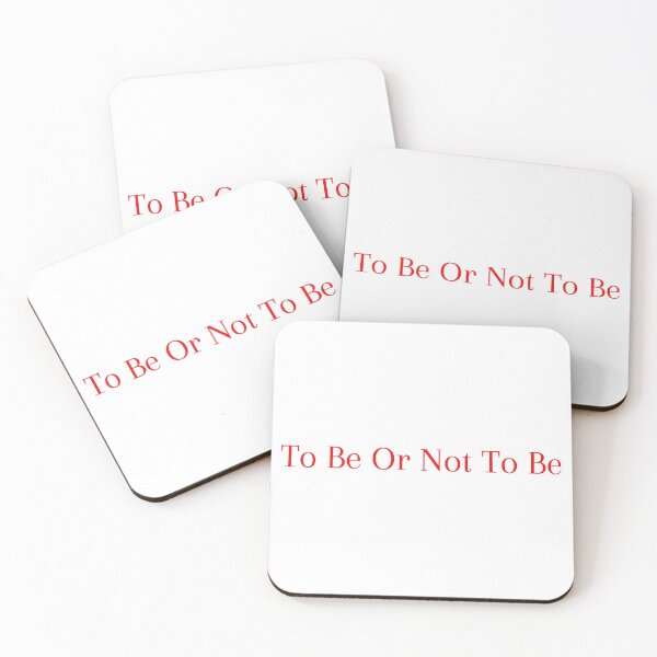 Item preview, To Be Or Not To Be (red) designed and sold by dagutierrez217.