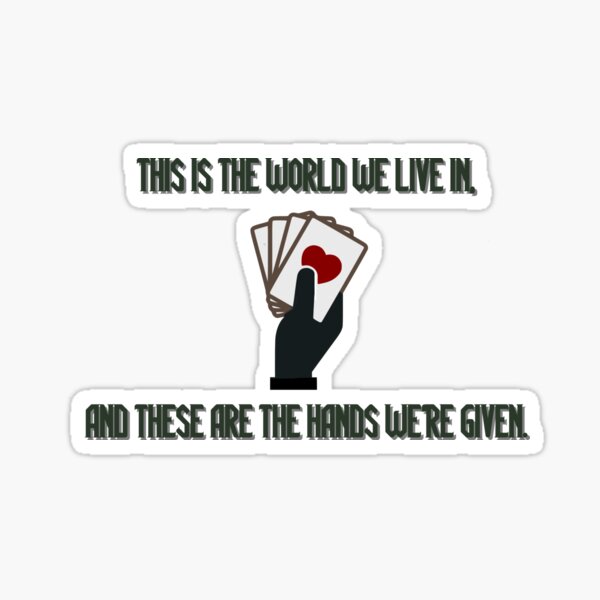 The World We Live In - Genesis/Disturbed Design Sticker