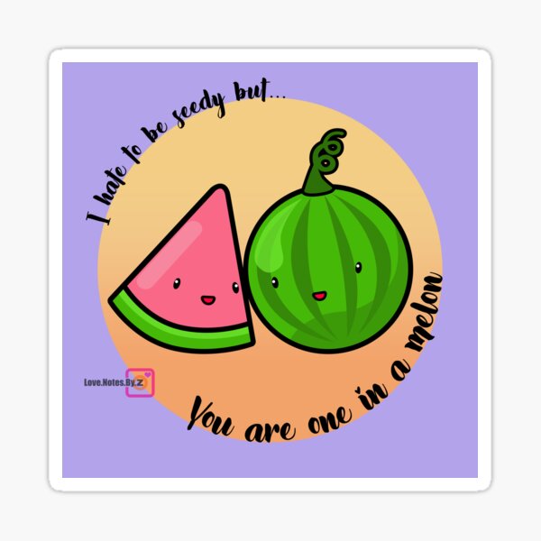 Funny Watermelon Puns Stickers for Sale | Redbubble