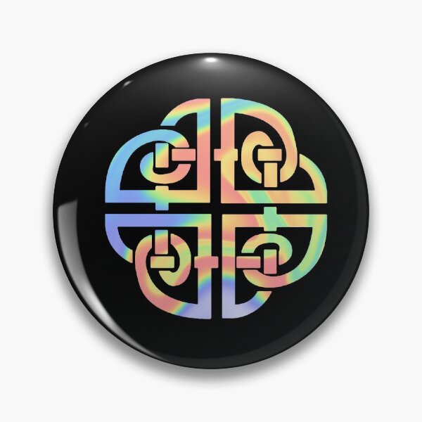 Item preview, Celtic Dara Knot 6 with black background designed and sold by NYXFN.