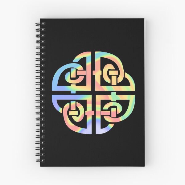 Item preview, Celtic Dara Knot 6 with black background designed and sold by NYXFN.