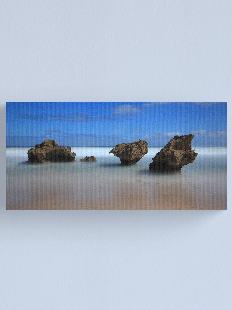 Alternate view of Montforts beach - Blairgowrie Canvas Print