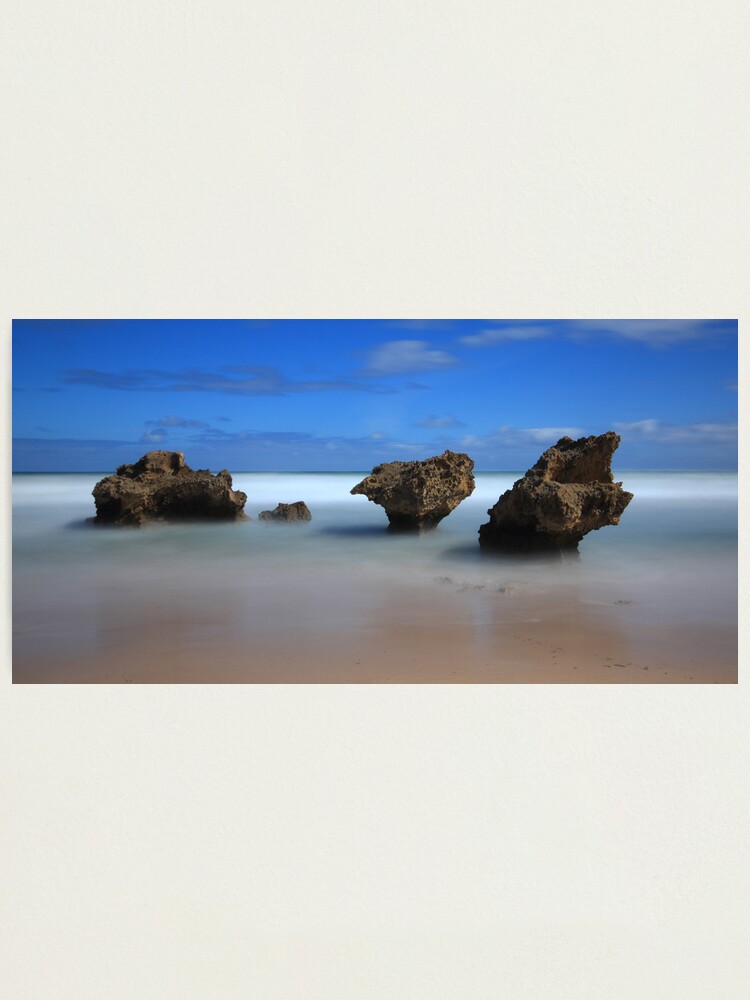Alternate view of Montforts beach - Blairgowrie Photographic Print