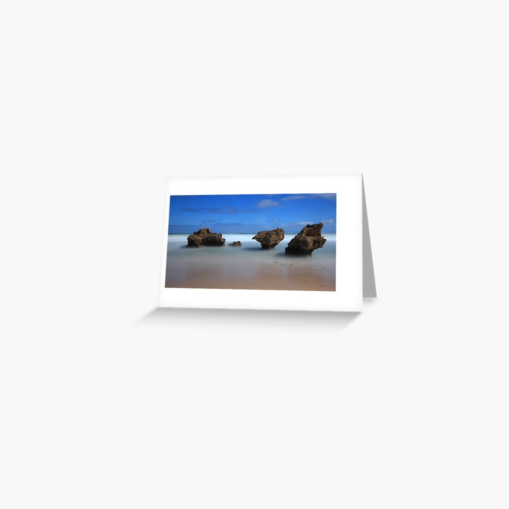 Montforts beach - Blairgowrie Greeting Card
