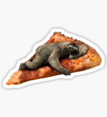Pizza Sloth Sticker