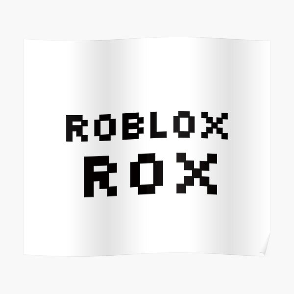 Roblox Rocks Posters Redbubble - roblox san francisco leaked