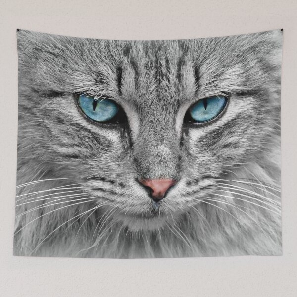 Item preview, Gray Cat Face designed and sold by Nerdy-Tees.