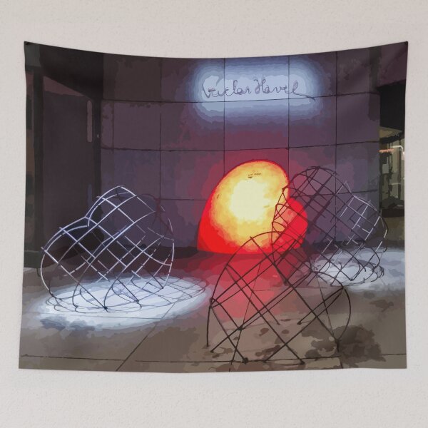 Item preview, heart public sculpture Prague designed and sold by am-mantilla2156.