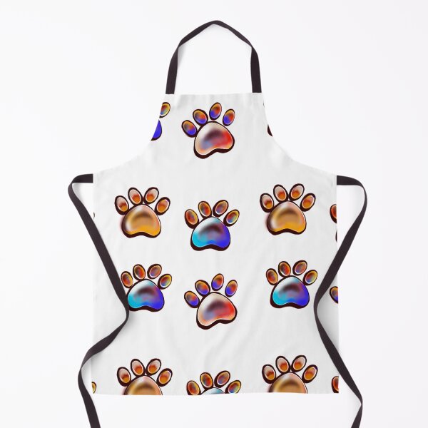 Item preview, Cute Paw print pattern, psychedelic trippy colours colors designed and sold by Artonmytee.