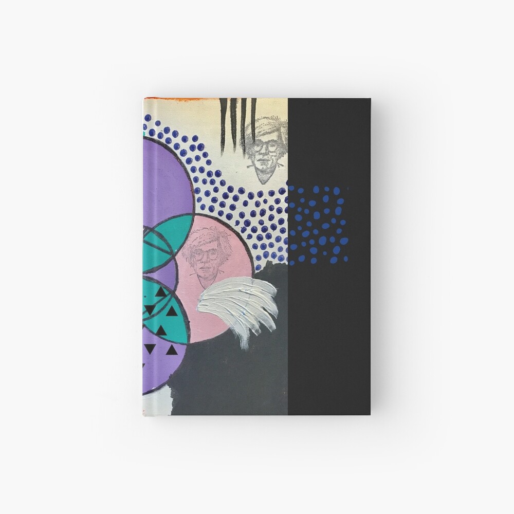 Andy Warhol Pop Art Spirograph Painting Hardcover Journal