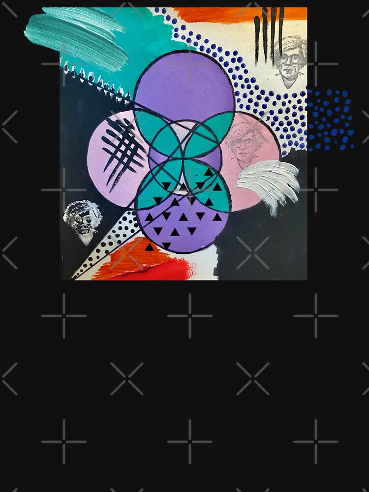 Thumbnail 7 of 7, Classic T-Shirt, Andy Warhol Pop Art Spirograph Painting designed and sold by Emily Gartner.