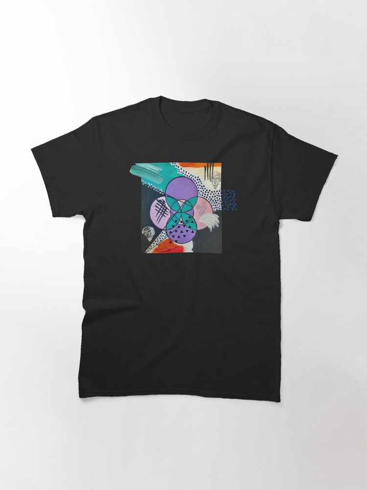Thumbnail 2 of 7, Classic T-Shirt, Andy Warhol Pop Art Spirograph Painting designed and sold by Emily Gartner.