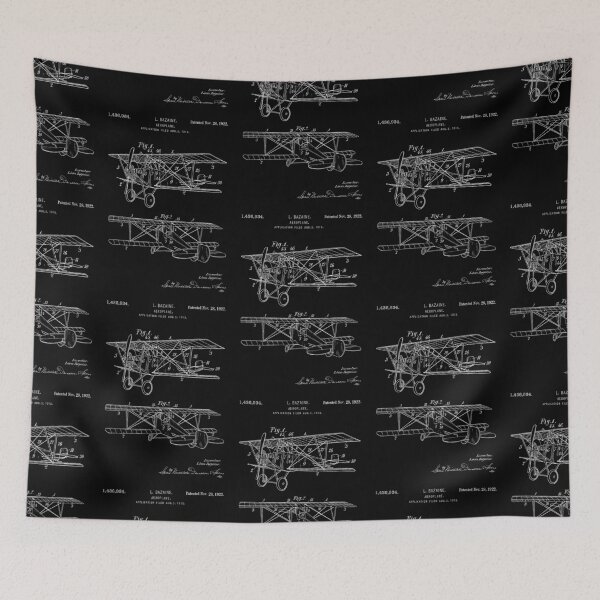 Item preview, Aeroplane 1922 patent white designed and sold by InkedArtPrints.