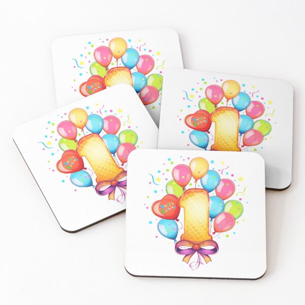 Item preview, Birthday cake, 1 birthday, happy 1st birthday designed and sold by Bashar-Design.