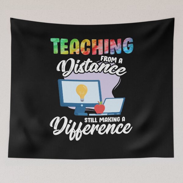 Item preview, Teaching From A Distance Still Making A Difference - Virtual Online Learning Teacher designed and sold by Dressed For  Duty.