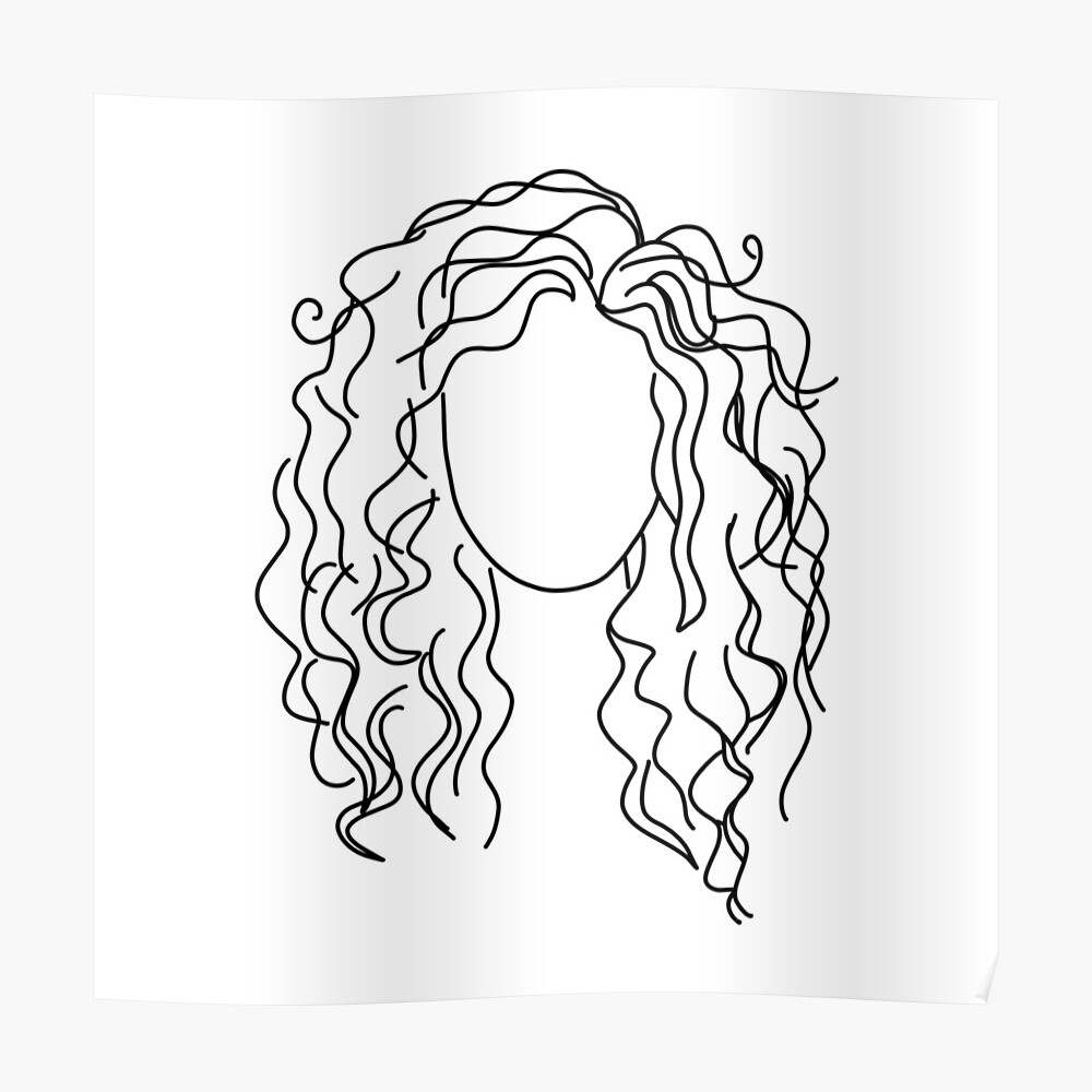 Natural Curly Hair - Afro Hair Clipart Graphic by Pretty Decadent ·  Creative Fabrica