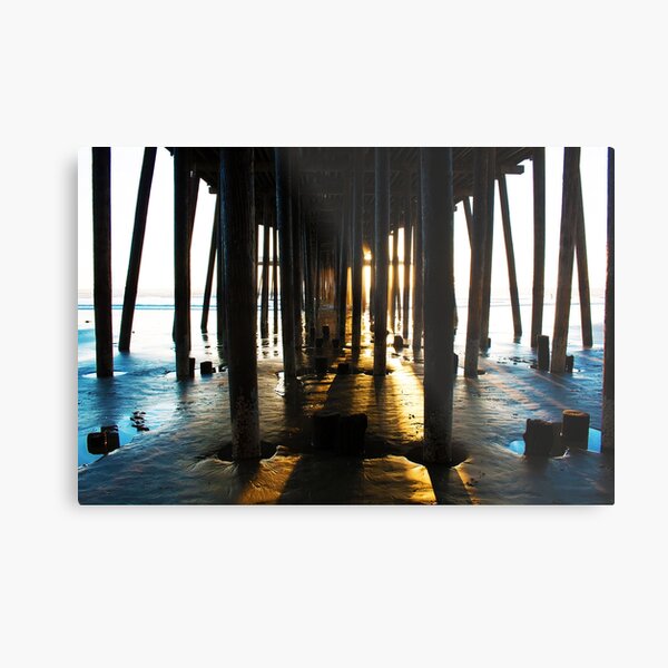 Under The Pier Metal Print