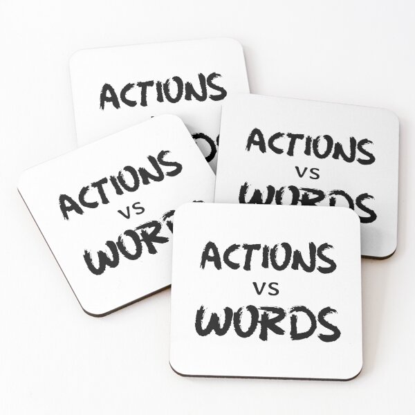 Item preview, Actions vs Words designed and sold by MyLifeMatters20.