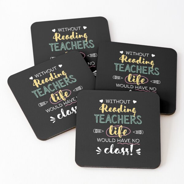 Item preview, Without Reading Teachers Gift Idea - Funny Quote - No Class designed and sold by betternotes.