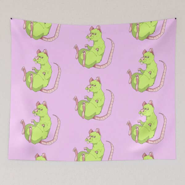 Item preview, Neon rat (no text) designed and sold by HelloElo.