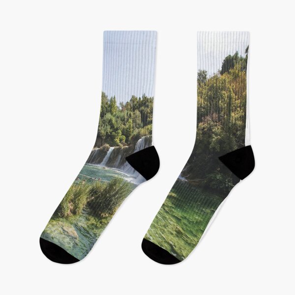Item preview, Hermoso paisaje natural con cascada designed and sold by SpaceNoon.