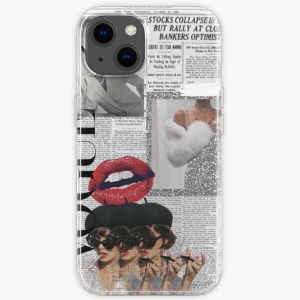 Vogue Collage iPhone Flexible Hülle