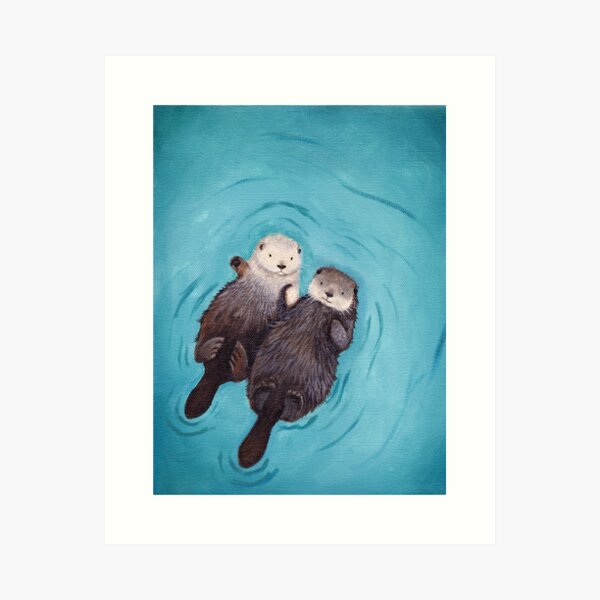 My Significant Otter Art Board Print for Sale by Studiomoriarty