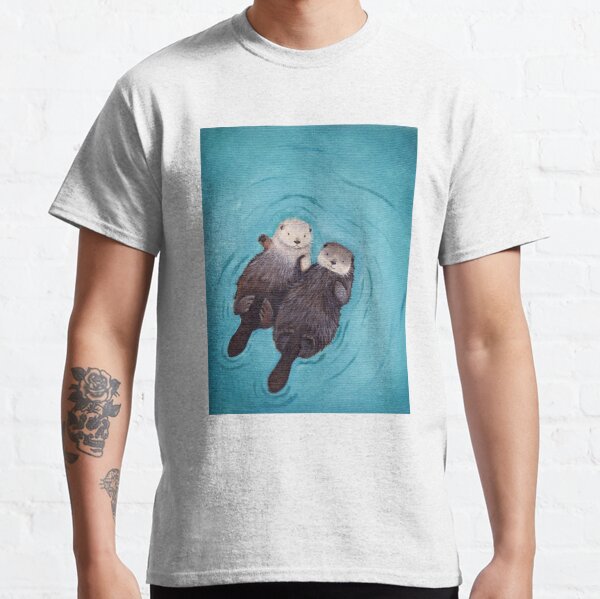 Otterly Romantic - The Official Otters Holding Hands Classic T-Shirt