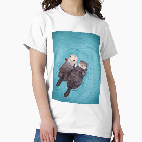 Artikel-Vorschau von Otterly Romantic - Die offiziellen Otter, die Hände halten, designt und verkauft von wguineapigsfly.