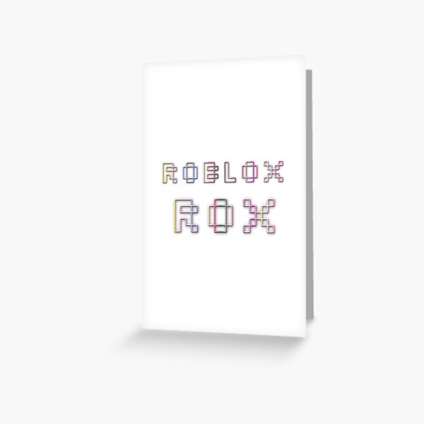 Robloxian Greeting Cards Redbubble - how to be a christmas present in robloxian highschool roblox giftcard