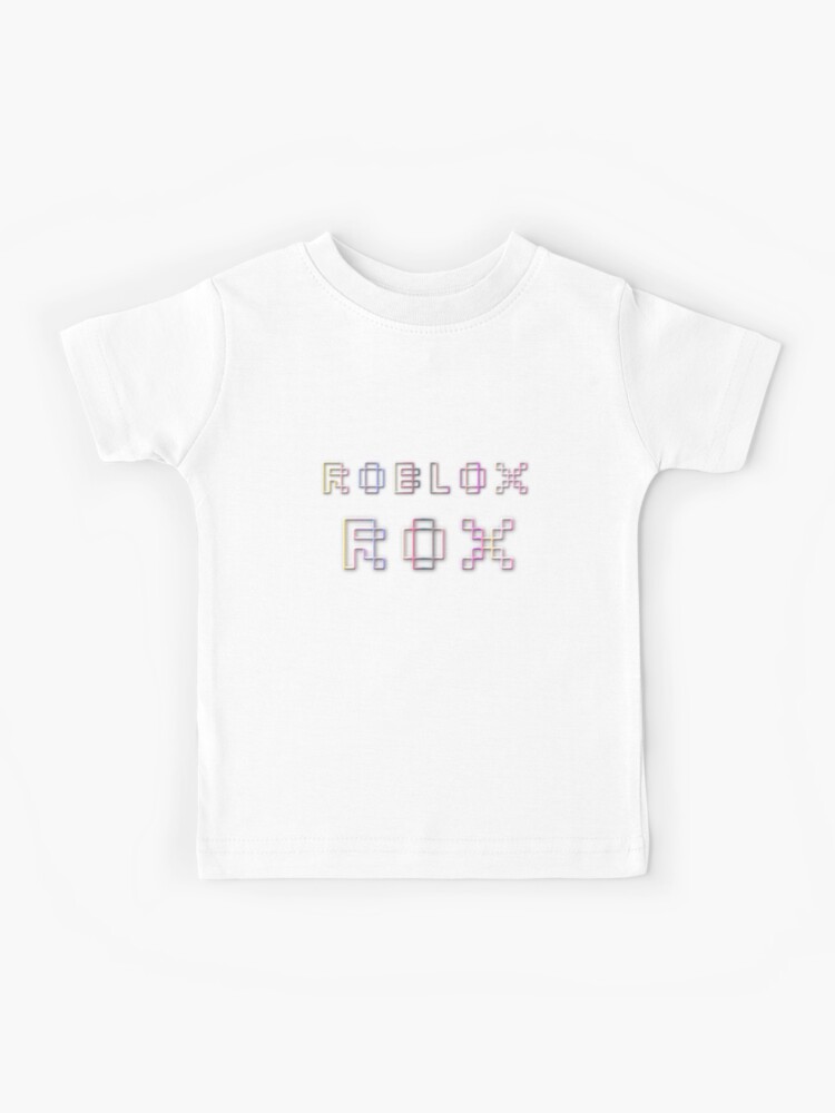 Rainbow Roblox Kids T Shirt By Robloxrox Redbubble - rainbow tee roblox