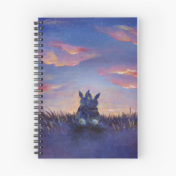 Item preview, Bunnies at Sunset designed and sold by wguineapigsfly.