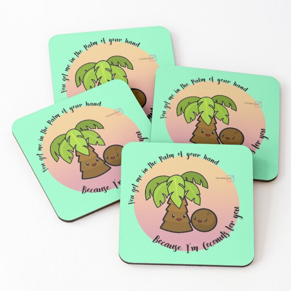 Item preview, You've got me in the palm of your hand.... Because I'm coconuts for you designed and sold by love-notes-by-Z.