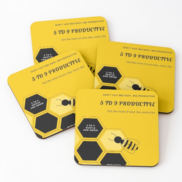 Item preview, Bee Productive designed and sold by 5to9Productive.