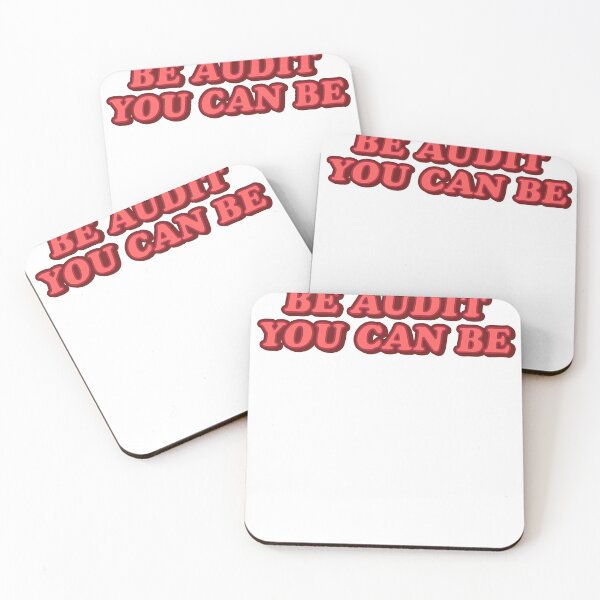 Item preview, Be Audit You Can Be Dark Red designed and sold by thefrshmachine.